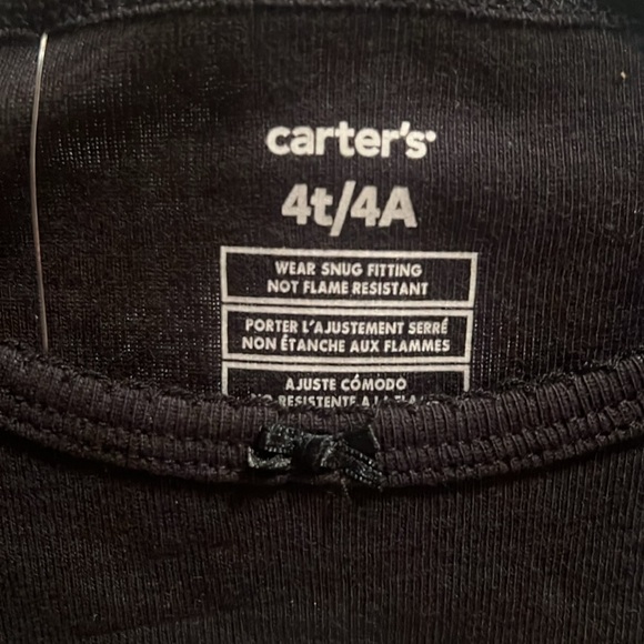 Carters Black/Pink Halloween Heart Skeleton 2 Piece Pajamas Set | NEW/NWT!! ☠️🩷 - Picture 11 of 13